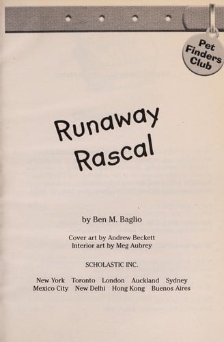 Cover of Runaway Rascal