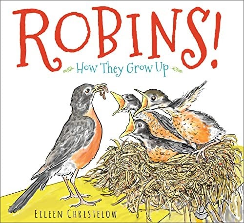 Cover of Robins! How They Grow Up