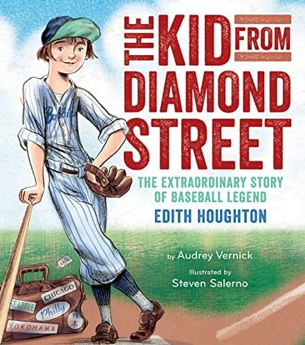 Cover of The Kid from Diamond Street The Extraordinary Story of Baseball Legend Edith Houghton