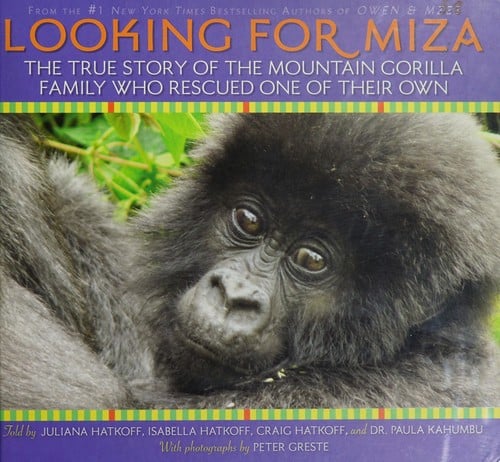 Cover of Looking for Miza: The True Story of the Mountain Gorilla Family who Rescued One of Their Own