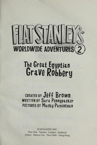 Cover of Flat Stanley: The Great Egyptian Train Robbery