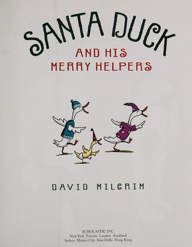 Cover of Santa Duck and His Merry Helpers
