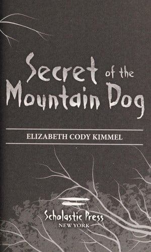 Cover of Secret of the Mountain Dog