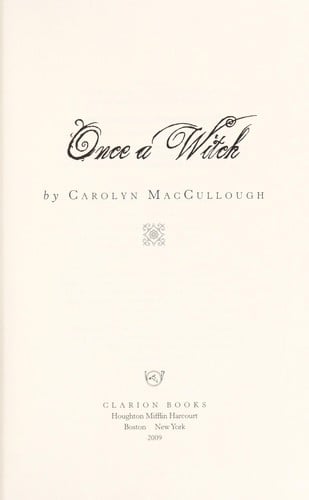 Cover of Once a Witch