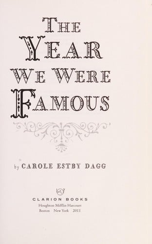 Cover of The Year We Were Famous