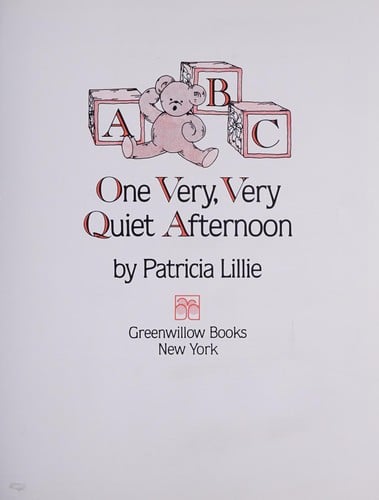 Cover of One Very, Very Quiet Afternoon