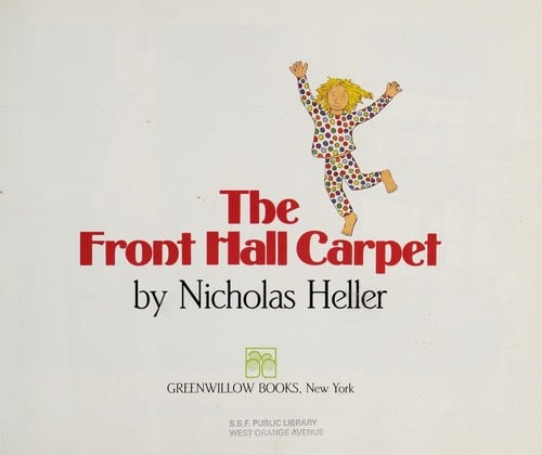 Cover of The Front Hall Carpet