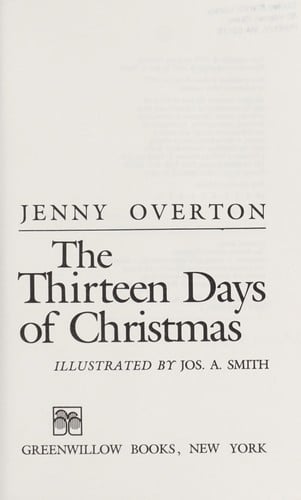 Cover of The Thirteen Days of Christmas