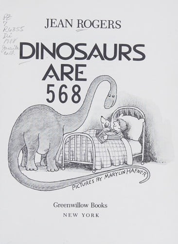 Cover of Dinosaurs are 568