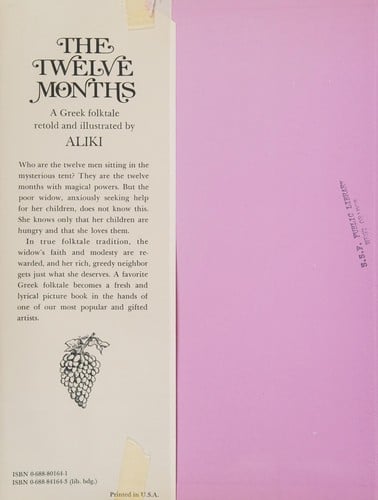 Cover of The Twelve Months A Greek Folktale
