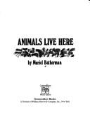 Cover of Animals Live Here