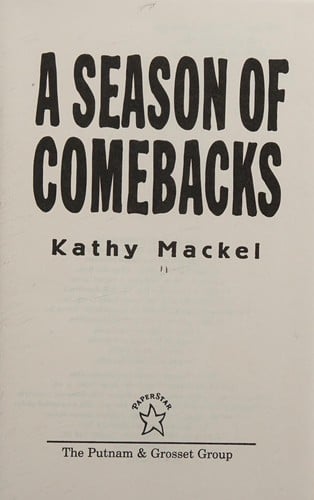 Cover of A Season of Comebacks