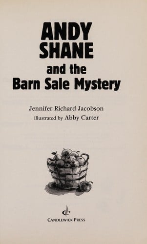 Cover of Andy Shane and the Barn Sale Mystery