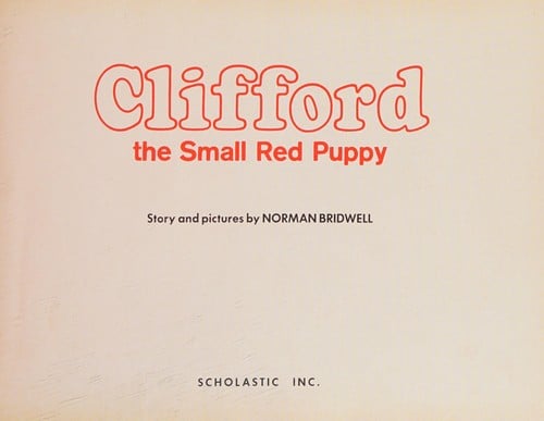 Cover of Clifford the Small Red Dog