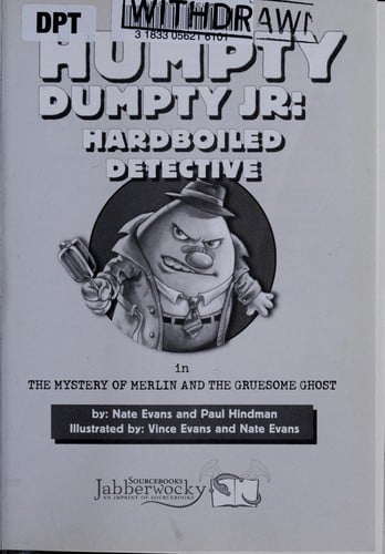 Cover of Humpty Dumpty Jr., Hardboiled Detective in The Mystery of Merlin and the Gruesome Ghost