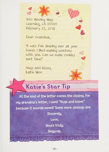 Cover of Sincerely, Katie Writing a Letter with Katie Woo
