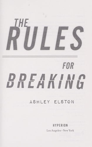 Cover of The Rules for Breaking
