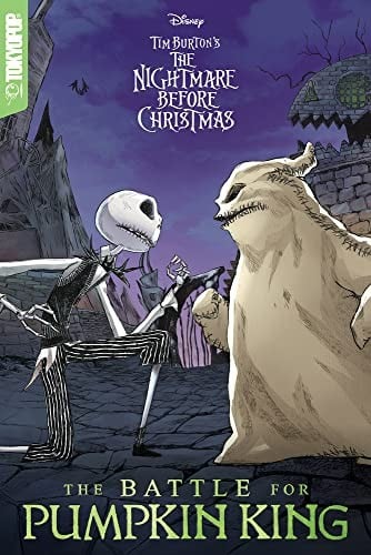 Cover of Disney Manga: Tim Burton's The Nightmare Before Christmas - The Battle for Pumpkin King