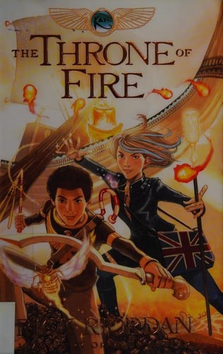 Cover of The Throne of Fire: The Graphic Novel