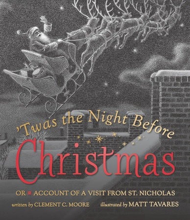 Cover of Twas the Night Before Christmas Or Account of a Visit from St. Nicholas