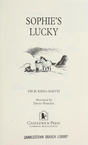 Cover of Sophie's Lucky
