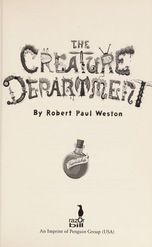 Cover of The Creature Department