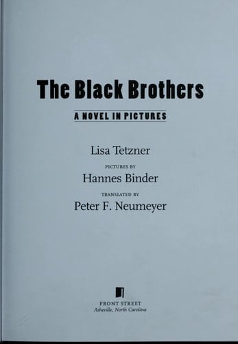 Cover of The Black Brothers: A Novel in Pictures