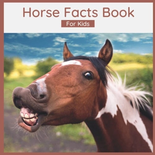 Cover of Horse Facts Book For Kids Fun Facts About Horses
