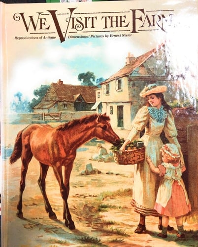Cover of We Visit the Farm Reproductions of Antique Dimensional Pictures