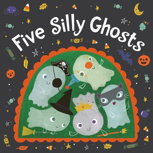 Cover of Five Silly Ghosts Board Book