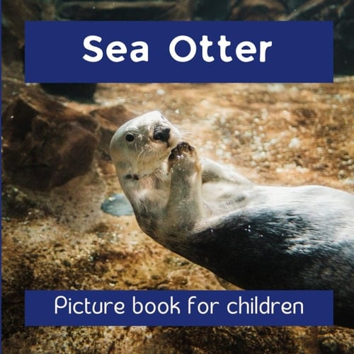 Cover of Sea Otter Picture Book for Children