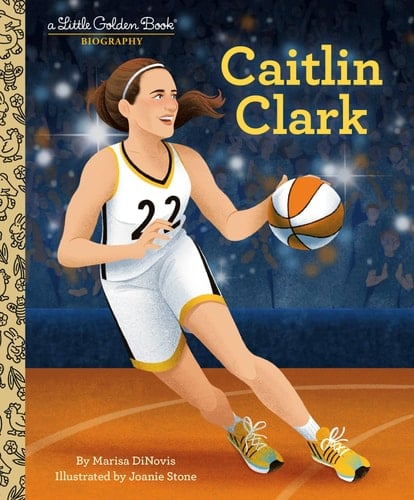 Cover of Caitlin Clark: A Little Golden Book Biography