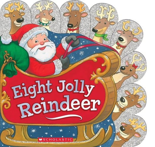 Cover of Eight Jolly Reindeer