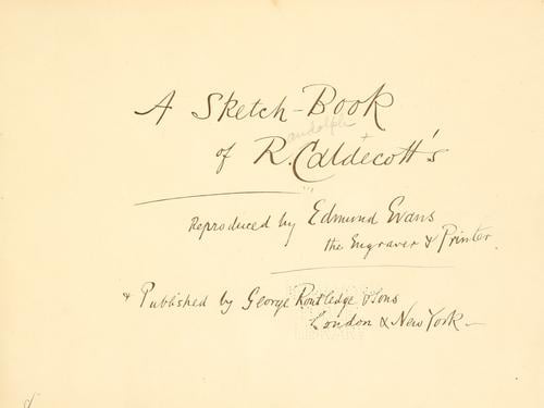 Cover of A Sketch-Book of R. Caldecott's