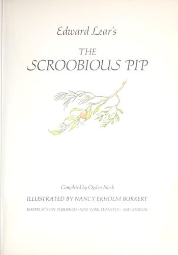 Cover of The Scroobious Pip