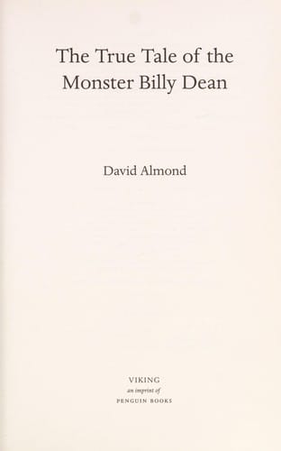 Cover of The True Tale of the Monster Billy Dean