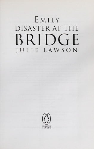 Cover of Emily Disaster at the Bridge