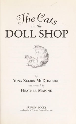 Cover of The Cats in the Doll Shop
