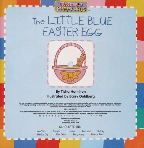 Cover of The Little Blue Easter Egg